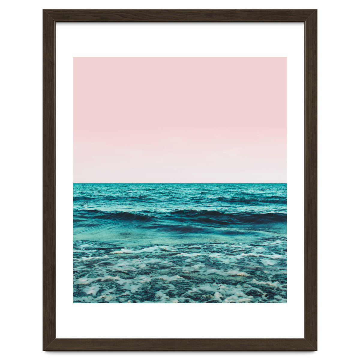 Ocean Love | Sea Beach Sand Waves Photography | Blush Nature Scenic Travel Island Digital