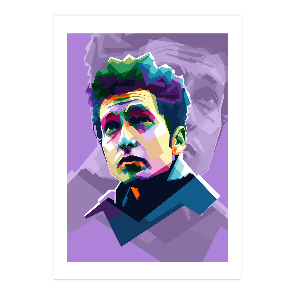 Bob Dylan Pop Art WPAP (Print Only)