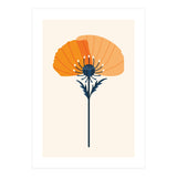Orange Half Poppy (Print Only) thumbnail