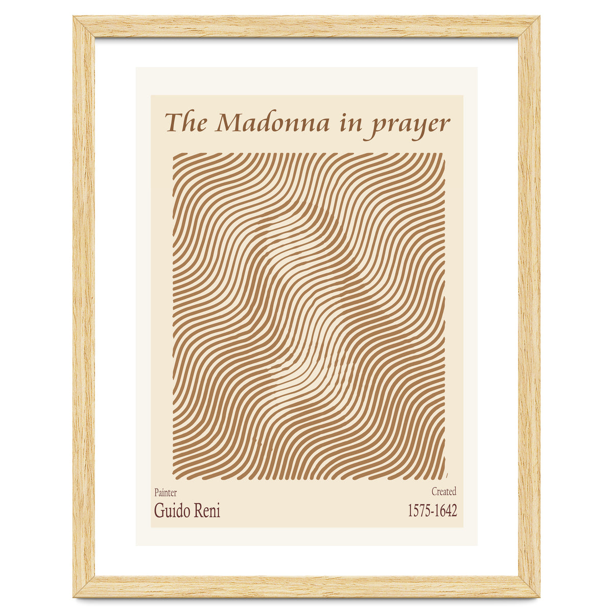 The Madonna In Prayer by Guido Reni