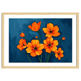 Orange Blue Flower thumbnail