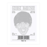 Receipt Art George Harrison (Print Only) thumbnail
