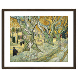 VINCENT VAN GOGH: The Road Menders. Date/Period: 1889. Painting. Oil on canvas. thumbnail