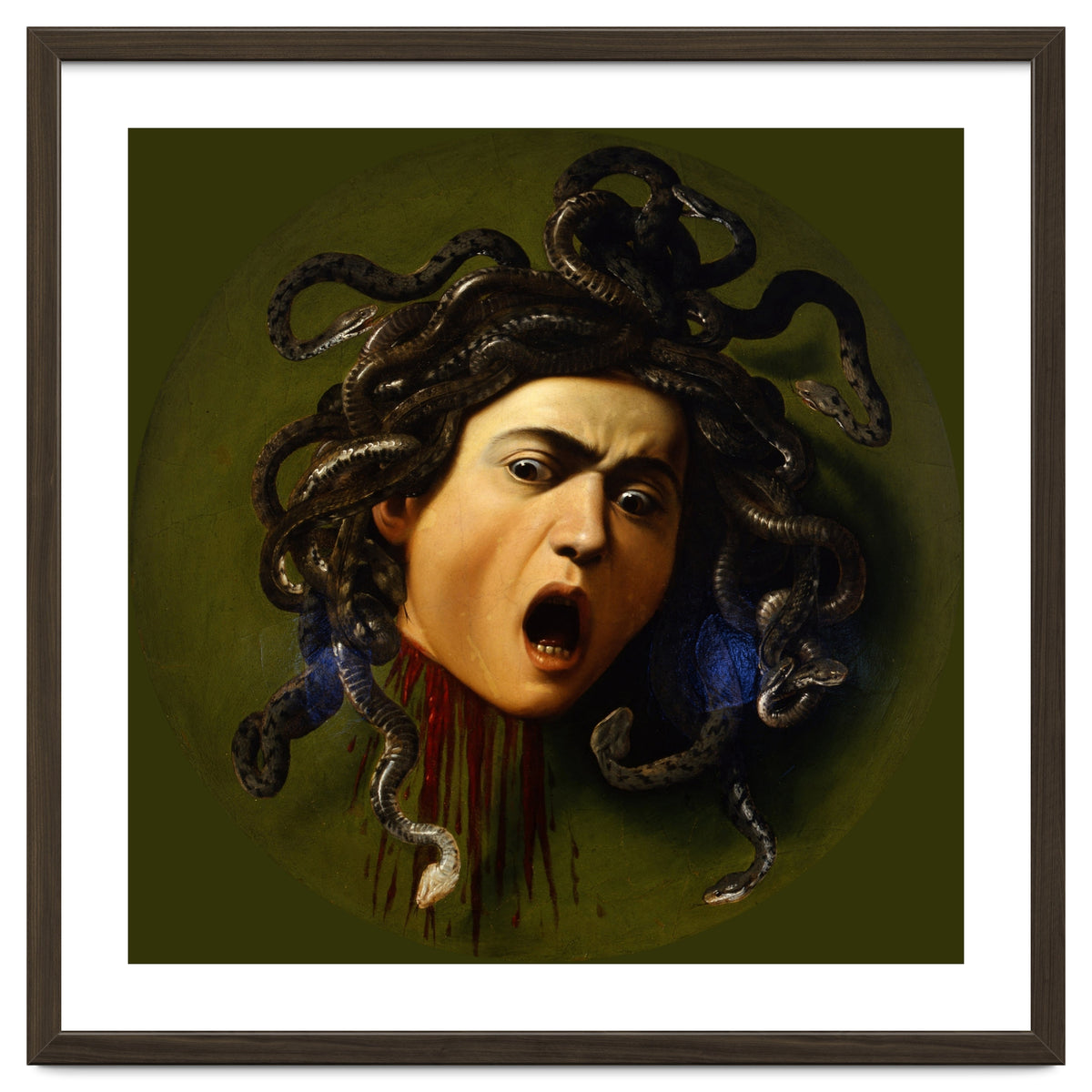 Caravaggio – Medusa | Baroque Mythological Painting Head of Medusa