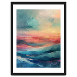 Ethereal Abstract Mountain Mist Painting thumbnail