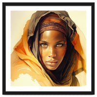 Watercolor Tuareg Woman #11