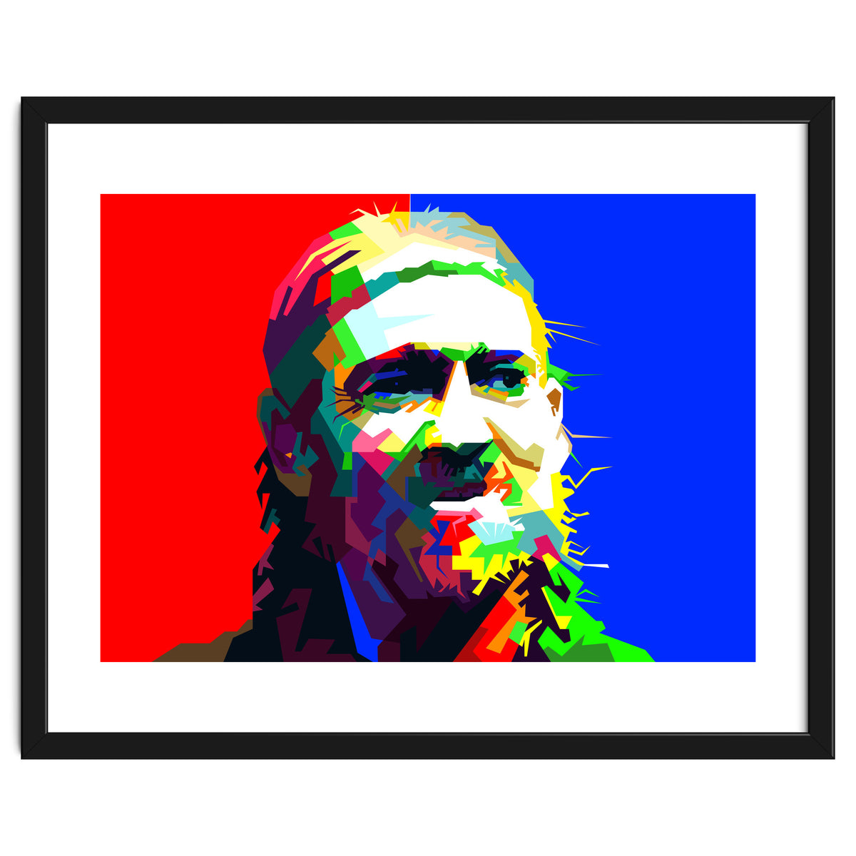 Willie Nelson Pop Art WPAP