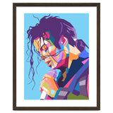 Michael Jackson pop art portrait thumbnail