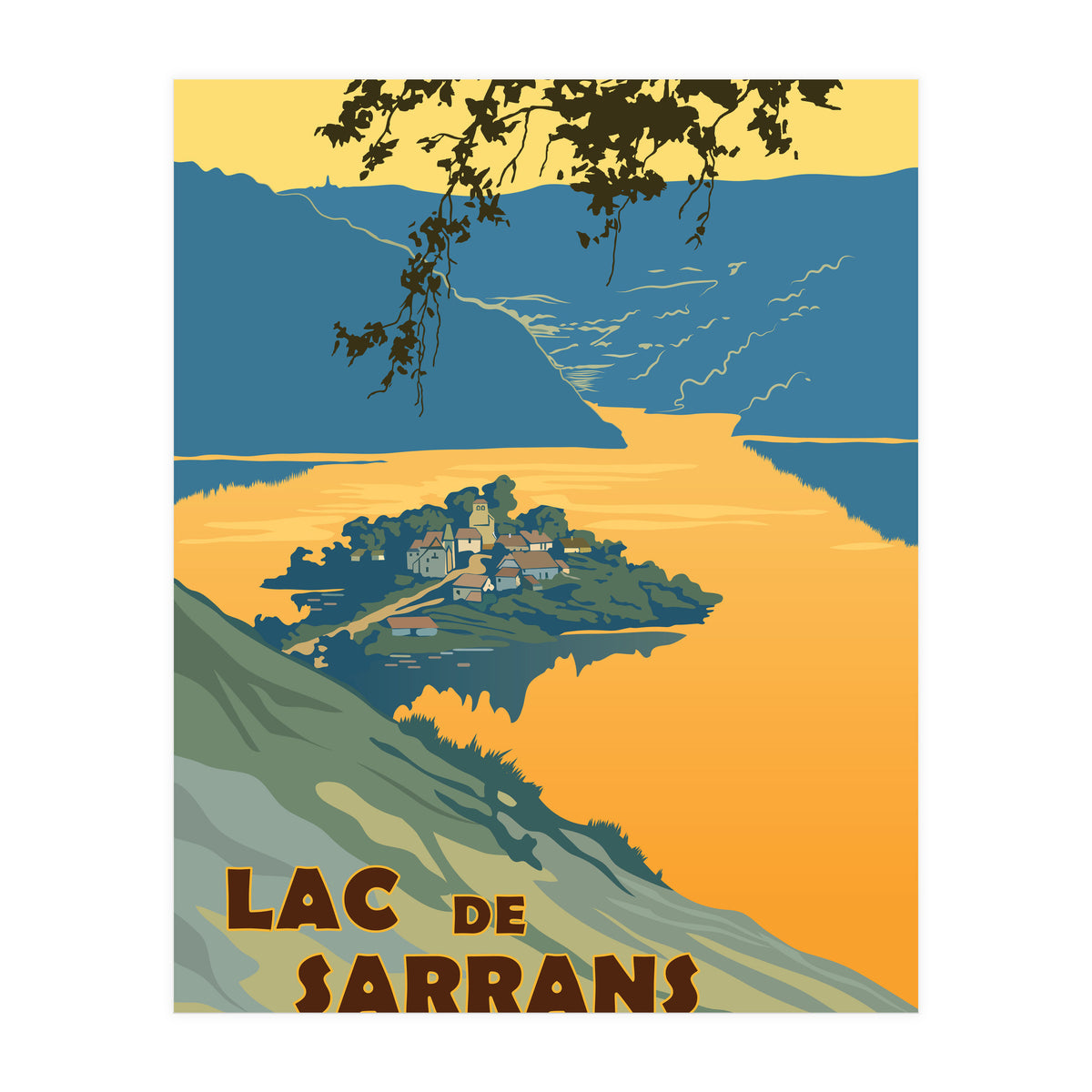 Lac De Sarrans (Print Only)