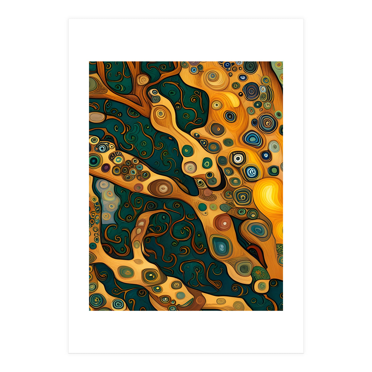 Artificial Masterworks - Klimt van Gogh (Print Only)