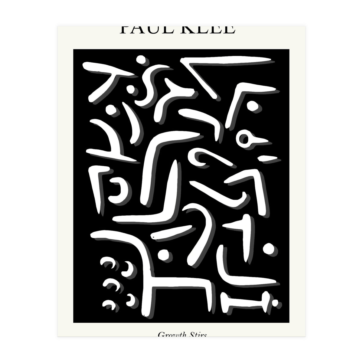 Growth Stirs — Inspired by Paul Klee (Print Only)