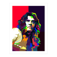 Tommy Bolin Classic Rock Guitar Art WPAP (Print Only)