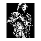 Ian Anderson Rock Music Legend in Grayscale 2 (Print Only) thumbnail