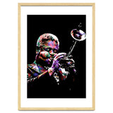 Dizzy Gillespie American Jazz Trumpeter Legend Colorful thumbnail