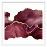 Burgundy & Gold Glitter Agate Texture 08 thumbnail