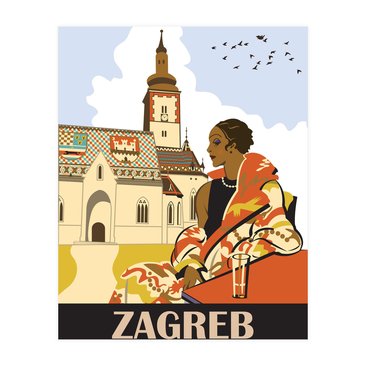 Zagreb, Croatia (Print Only)