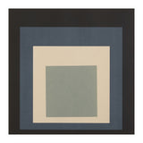 JOSEF ALBERS - HOMAGE TO THE SQUARE BEIGE GREY BLACK HIGH RESOLUTION (Print Only) thumbnail