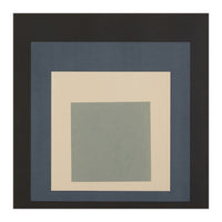 JOSEF ALBERS - HOMAGE TO THE SQUARE BEIGE GREY BLACK HIGH RESOLUTION (Print Only)