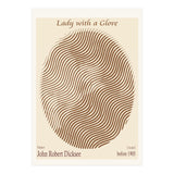 Lady With A Glove – John Robert Dicksee (before 1905) (Print Only) thumbnail