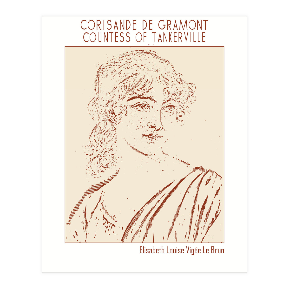 Corisande De Gramont, Countess Of Tankerville  (Print Only)