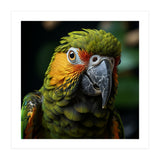 Close Up Of A Colorful Macaw Parrot Face (Print Only) thumbnail