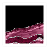Burgundy & Silver Agate Texture 03 (Print Only) thumbnail