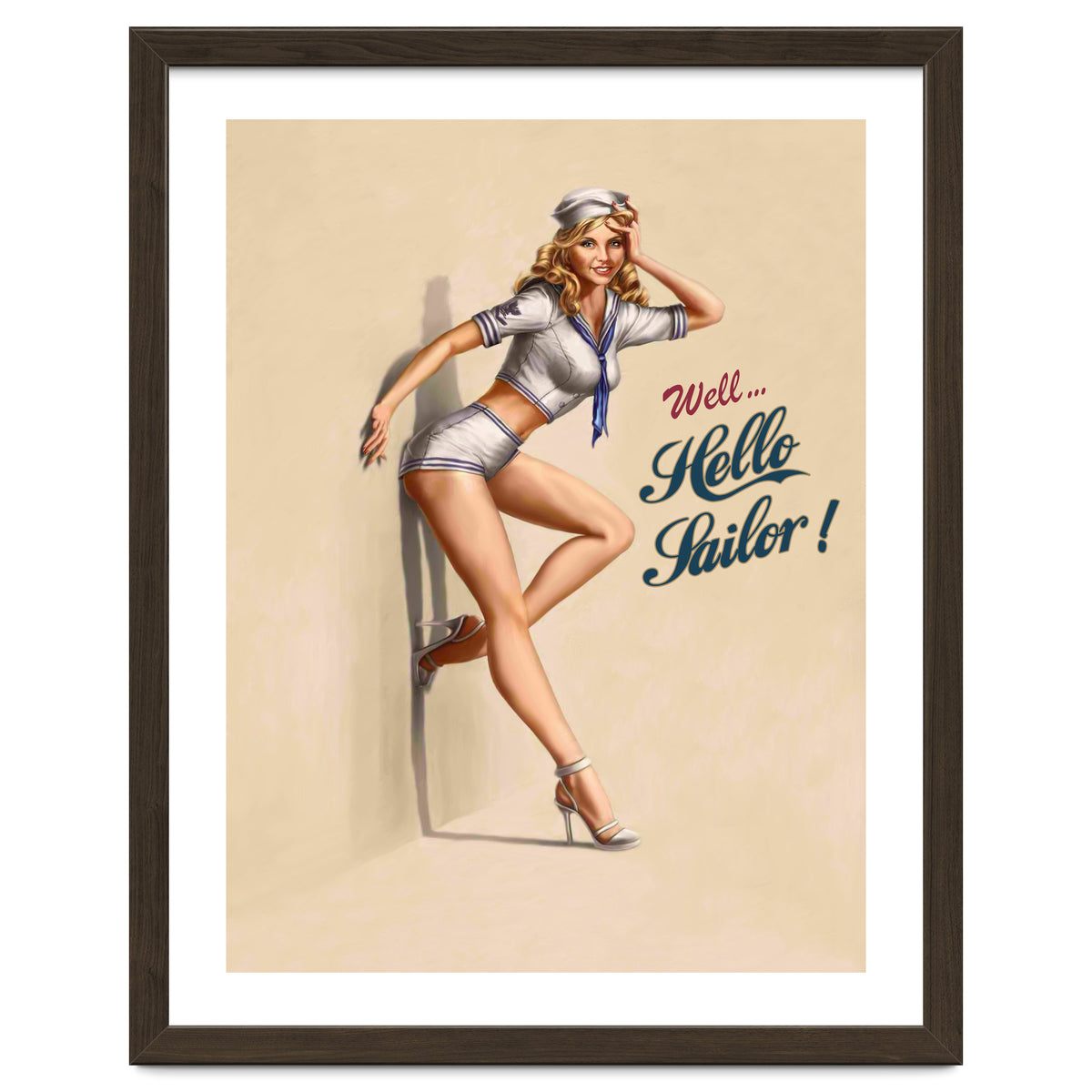 Hallo Sailor Pinup Girl