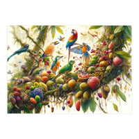 Jungle Symphony Of Tropical Birds (Print Only)