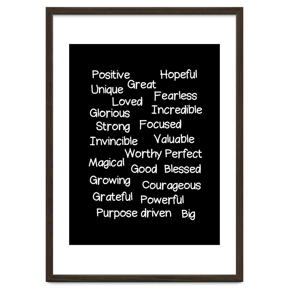 Positive affirmations