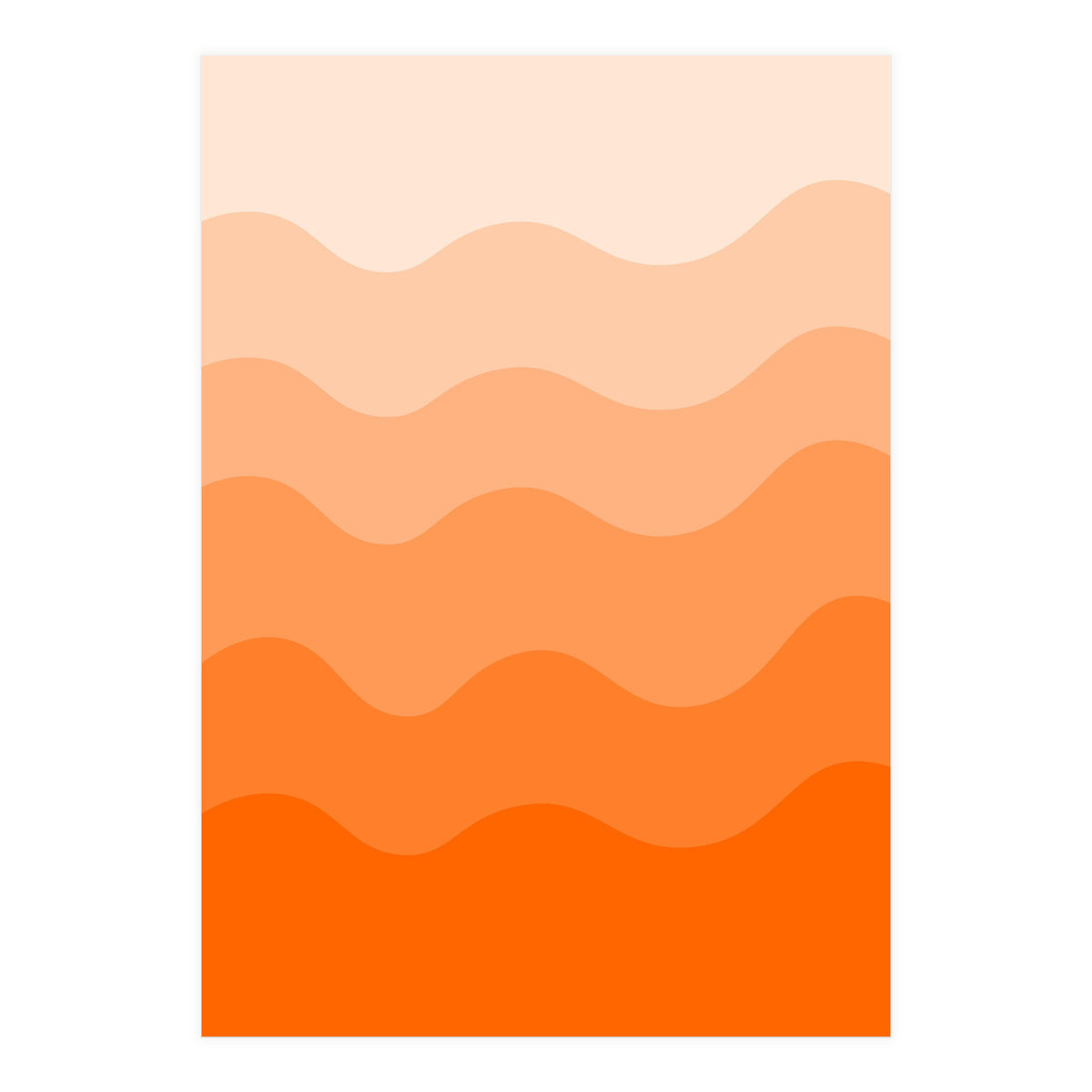 Orange gradient design (Print Only)