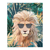 Lion Jungle wearing sunglasses (Print Only) thumbnail