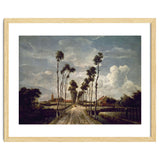 'The Avenue at Middelharnis', 1689, Oil on canvas, 103 x 141 cm. thumbnail