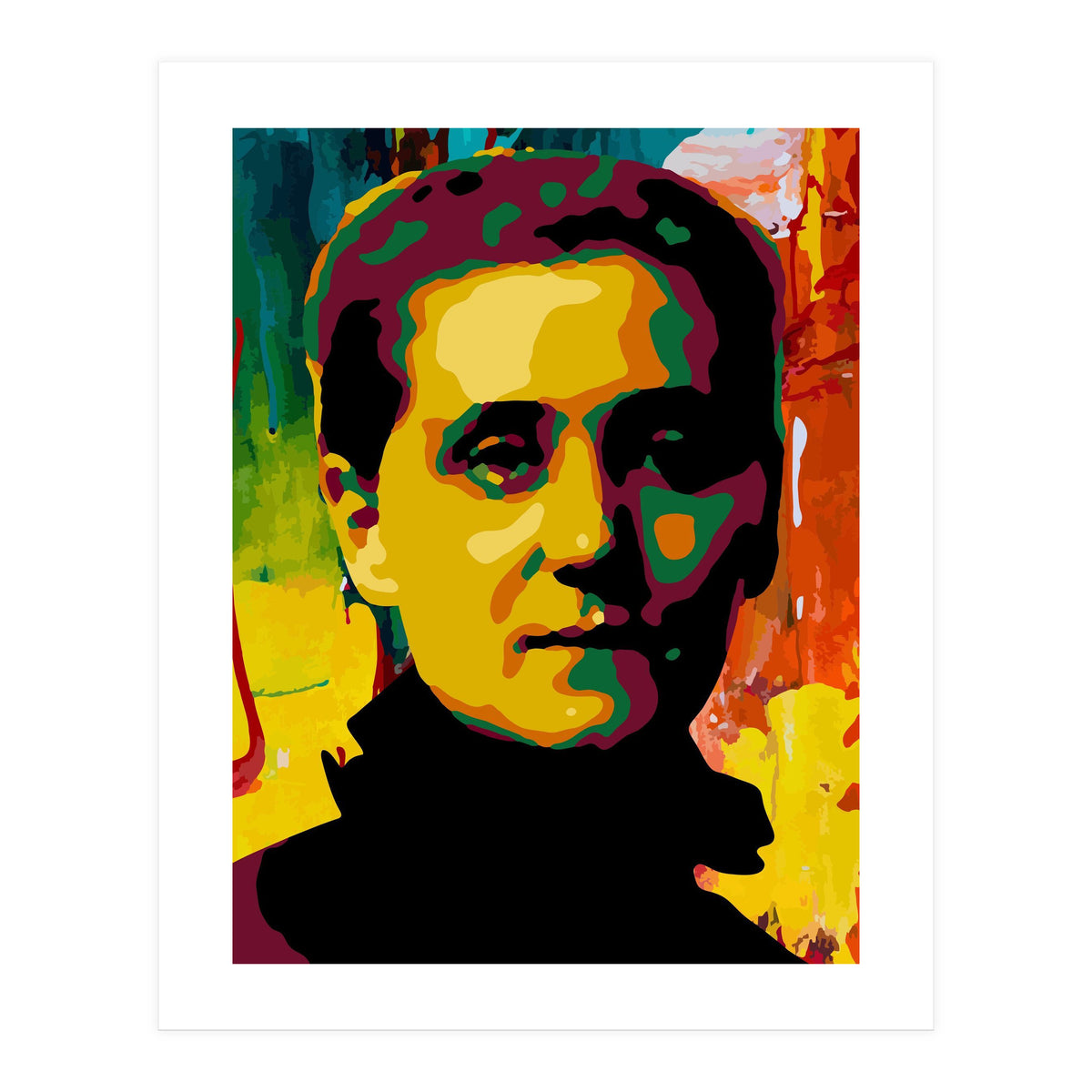 Jane Addams Colorful Abstract Art 2 (Print Only)