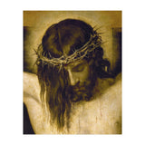 Crucified Christ (detail of the head). Cristo crucificado. Madrid, Prado museum. (Print Only) thumbnail