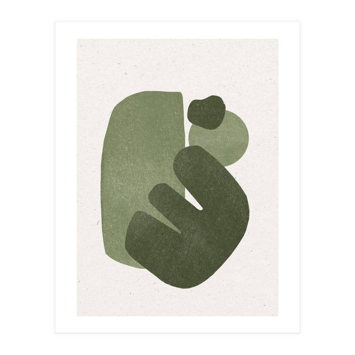 GREEN SHAPES NO.1 (Print Only)