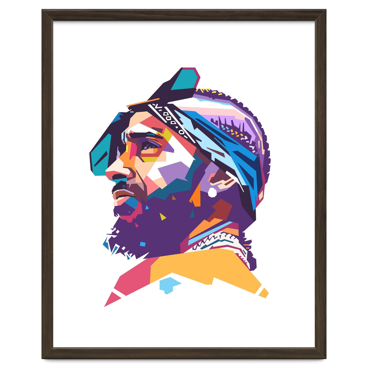 Nipsey Hussle pop art portrait