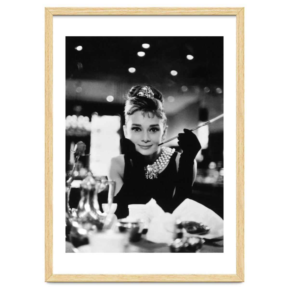 AUDREY HEPBURN in BREAKFAST AT TIFFANY'S (1961), directed by BLAKE EDWARDS.