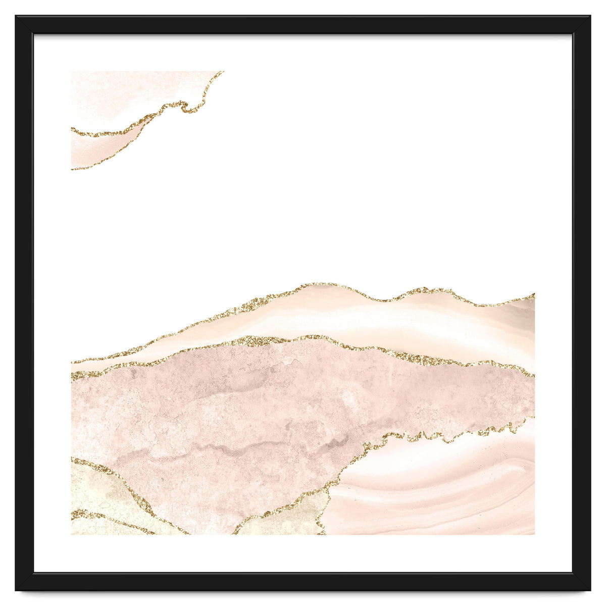 Ivory & Gold Agate Texture 08