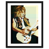 Randy Rhoads Metal Guitarist Retro Illustration thumbnail