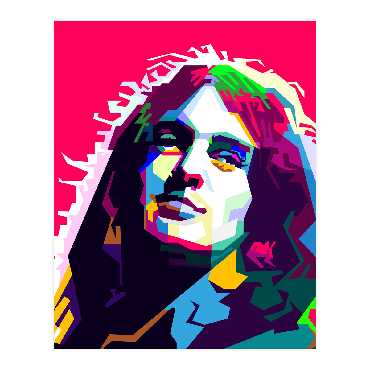 Ian Gillan Hard Rock Singer WPAP Trending Now (Print Only)