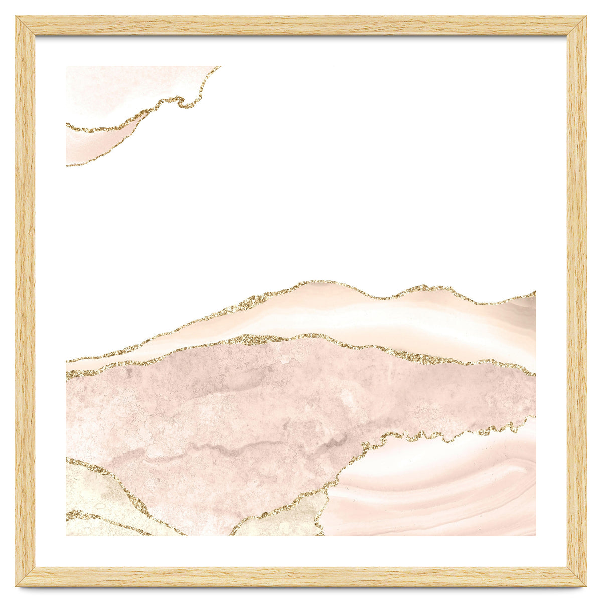 Ivory & Gold Agate Texture 08