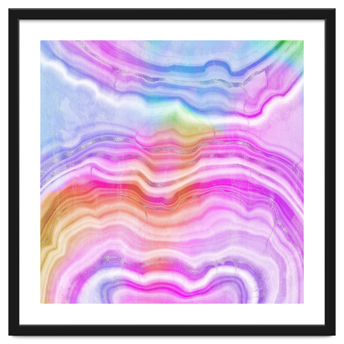 Neon Agate Texture 03