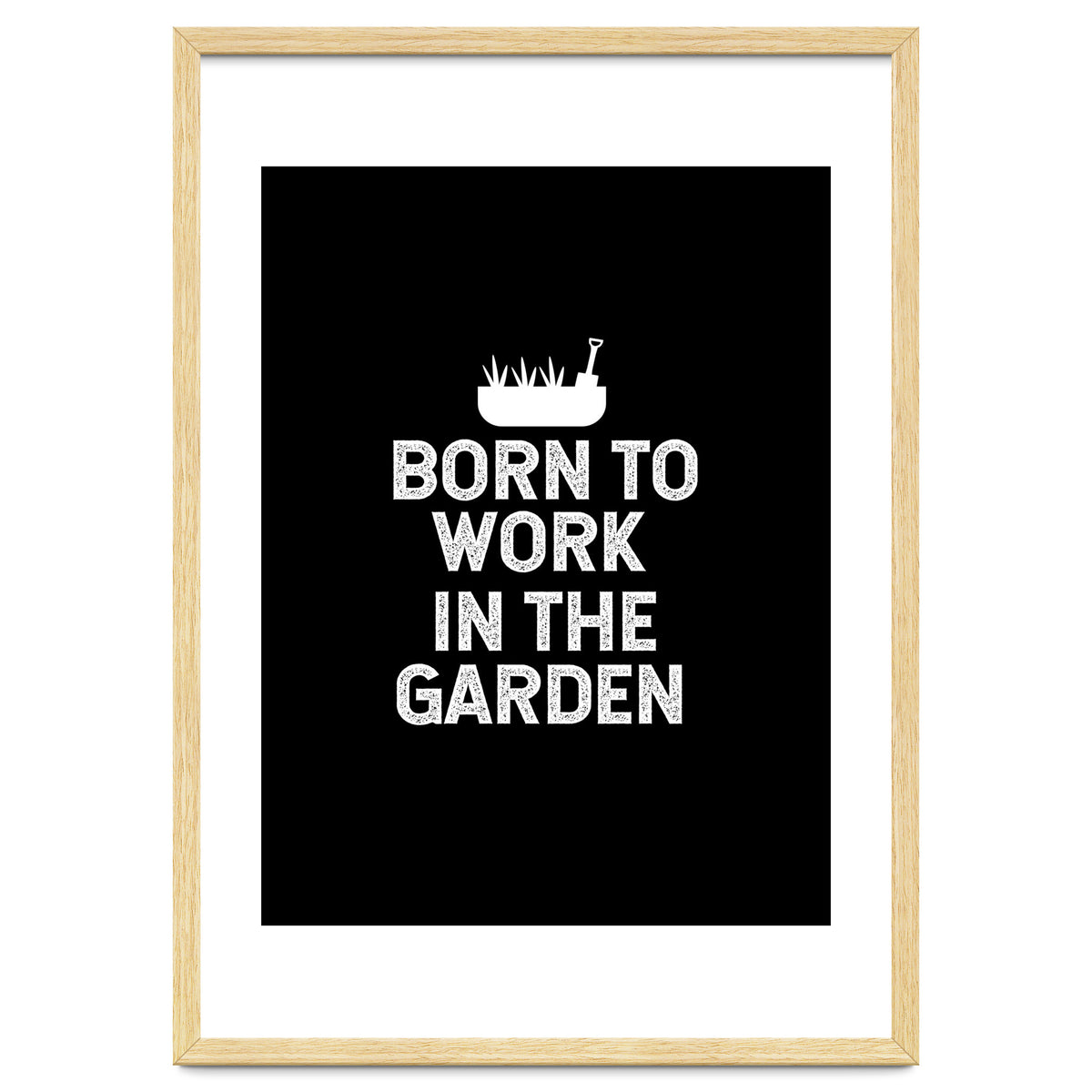 Born to work in the garden