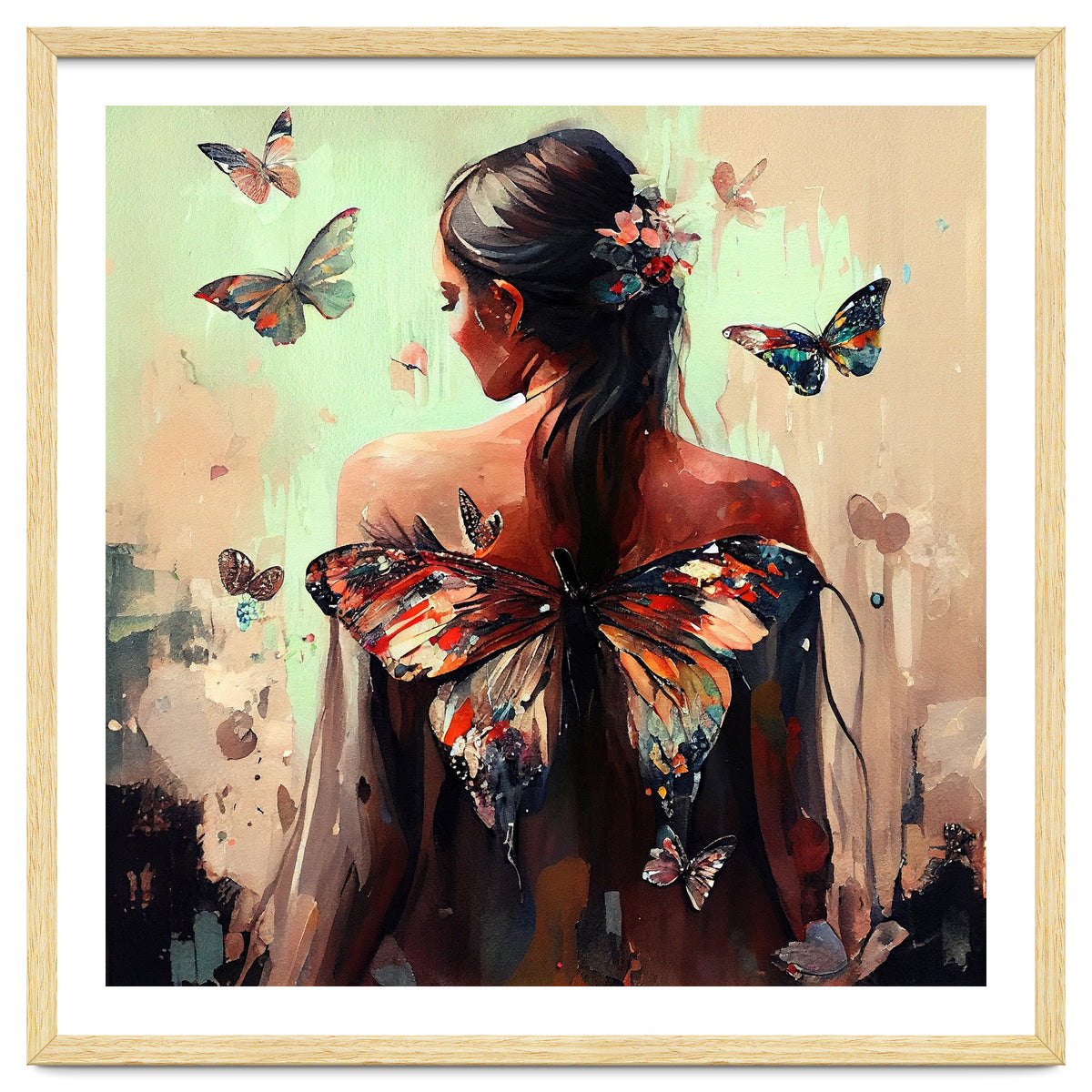 Powerful Butterfly Woman Body #3