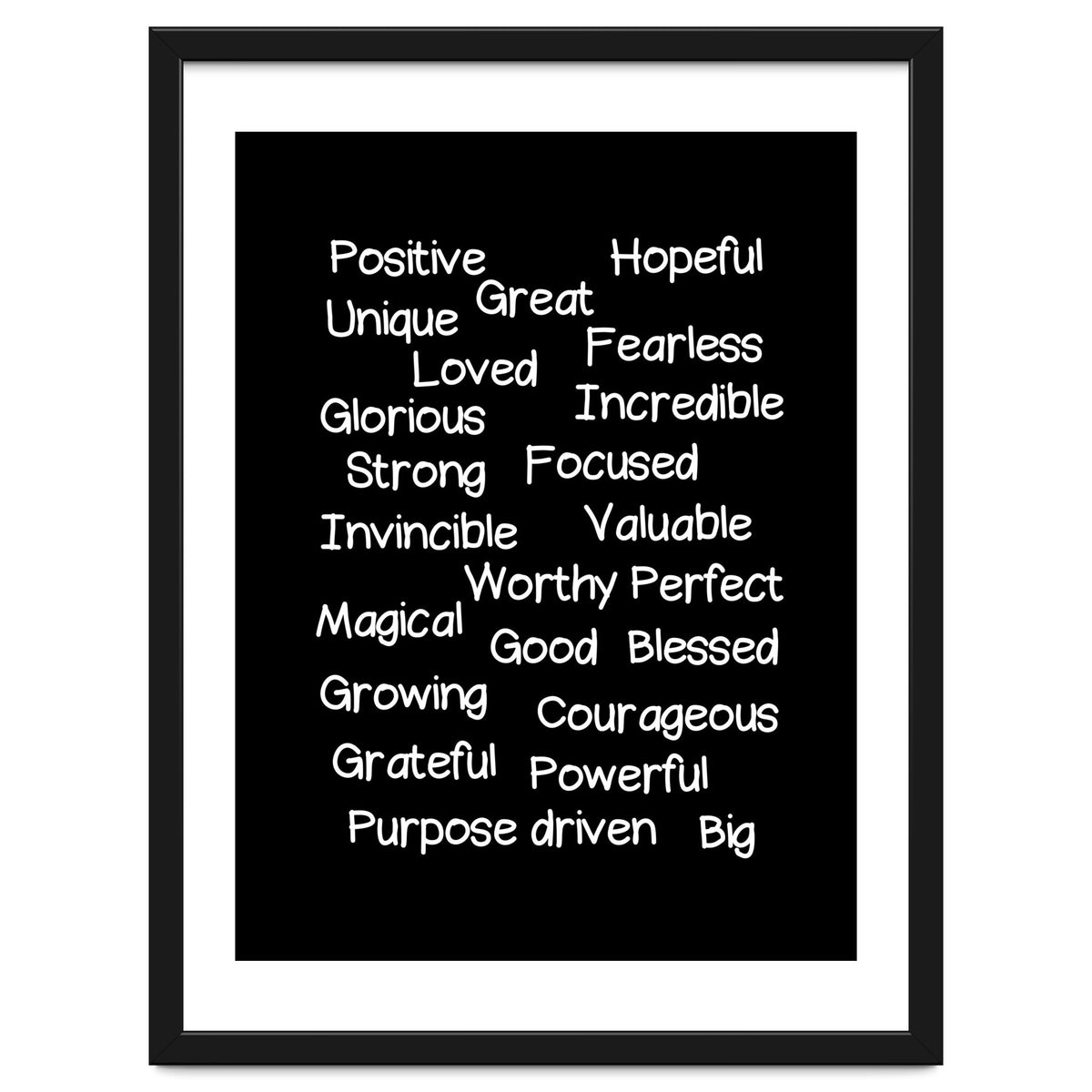 Positive affirmations