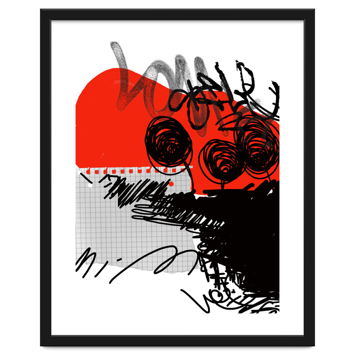 abstract black paper