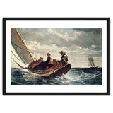 Winslow Homer: Breezing Up (A Fair Wind). Date/Period: 1873 - 1876. Painting. thumbnail