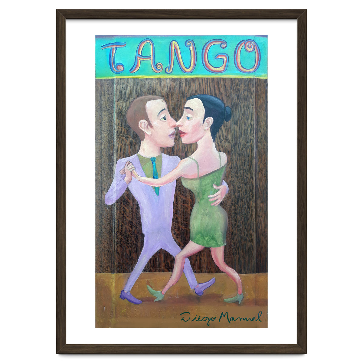 Pareja De Tango 2 Madera