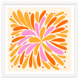 Floral Burst - pink, yellow and orange thumbnail
