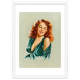 Portrait Of A Redhead Pinup Woman thumbnail
